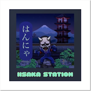 Hannya, Oni of the Night (Ver. 1.1) -  Chibi Hannya Tshirt by iisakastation.com Posters and Art